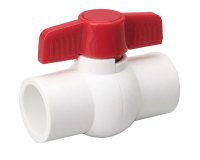 (image for) ProLine 1-1/2 in. PVC Compression Ball Valve Full Port