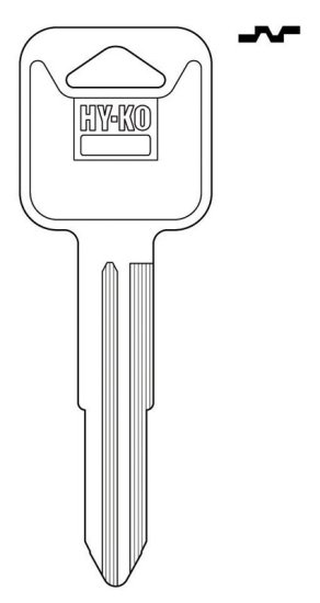 (image for) Automotive Key Blank Double sided For General Motors