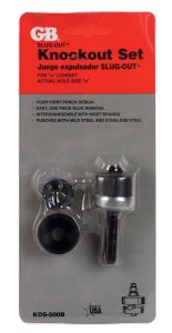 (image for) Slug-Out 1/2 in. Stainless Steel Knockout Punch S