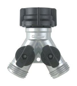 (image for) Zinc Threaded Female/Male 2-Way Shut-off Valve