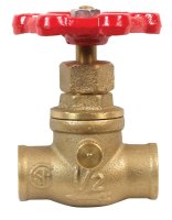 (image for) 1/2 in. Sweat x 1/2 in. Sweat Brass Stop and Waste