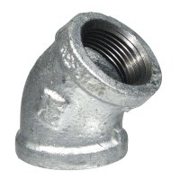 (image for) 1 in. FPT x 1 in. Dia. FPT Galvanized Malleable Iron