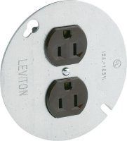 (image for) 15 amps 125 volt Brown Outlet 5-15R 1 pk