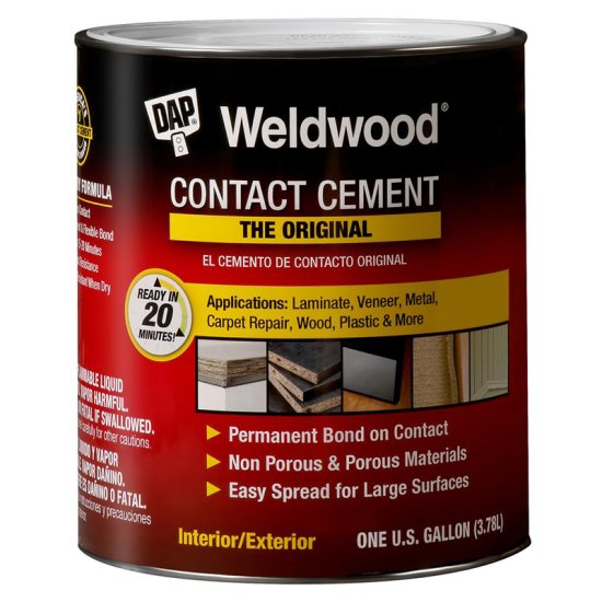 (image for) Weldwood High Strength Rubber Contact Cement 1 gal.