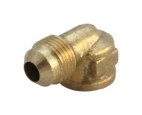 (image for) 3/8 in. Flare x 3/4 in. Dia. FPT Brass 90 Degree Elbow
