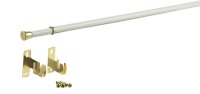 (image for) Enamel White Sash Rod 28 in. L x 48 in. L