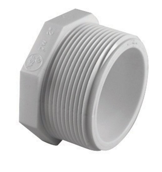 (image for) 1-1/4 in. MPT Plug PVC