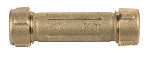 (image for) 3/4 in. CTS x 1/2 in. Dia. CTS Brass Coupling
