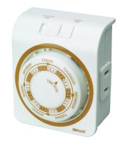 (image for) Woods Indoor Mechanical Outlet Timer 125 volt White