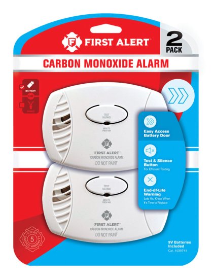(image for) First Alert Battery-Powered Electrochemical Carbon Monoxide Dete