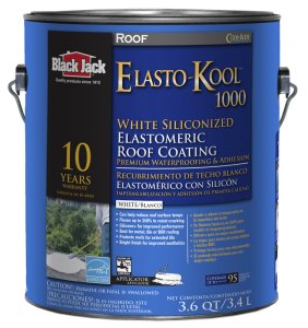 (image for) Elasto-Kool 1000 Gloss White Acrylic Roof Coating 1 gal.