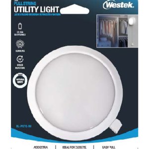 (image for) 4.1 in. H X 4.1 in. W X 1.25 in. L White Utility Light