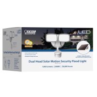 (image for) Feit LED Motion-Sensing Solar Powered LED White Security Floodli