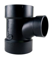 (image for) 3 in. Hub x 1-1/2 in. Dia. Hub ABS Sanitary Tee