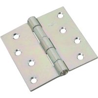 (image for) National Hardware 4 in. L Zinc-Plated Broad Hinge 1 pk