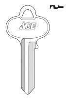 (image for) House/Office Key Blank Single sided For Segal Locks