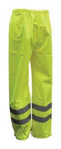 (image for) Hi-Vis Yellow Polyester Rain Pants XXL