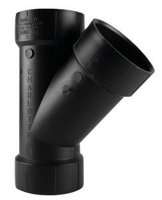 (image for) 3 in. Hub x 3 in. Dia. Hub ABS Wye