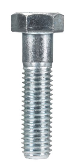 (image for) 5/8 in. Dia. x 2-1/2 in. L Zinc Plated Steel Hex Bolt 25