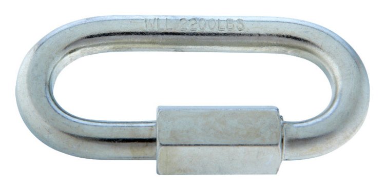 (image for) Zinc-Plated Steel Quick Link 2200 lb. 3-3/16 in.