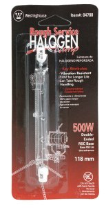 (image for) Rough Service 500 watt T3 Utility Halogen Bulb 9,50
