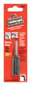 (image for) 5/8 in. Dia. x 1.125 in. L Alloy Steel Rotary Rasp Cylindrical