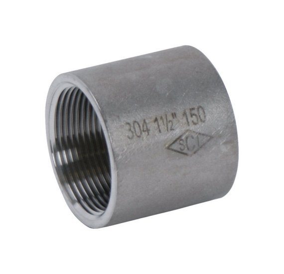 (image for) 1 in. FPT x 1/2 in. Dia. FPT Stainless Steel Reduci