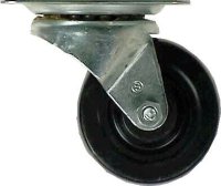 (image for) 4 in. Dia. Swivel Rubber Caster 200 lb. 1 pk