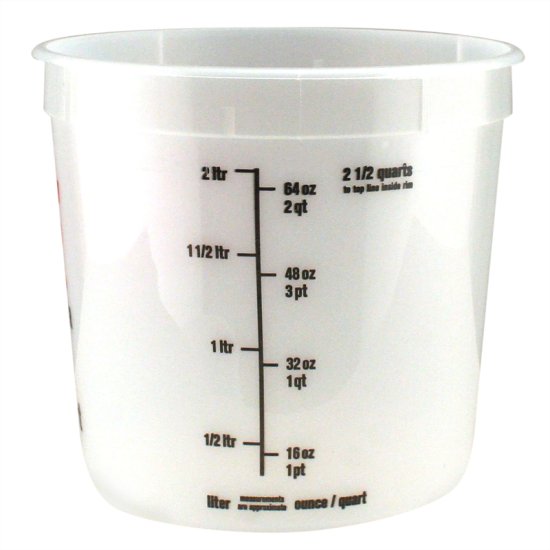 (image for) Clear 2.5 qt Bucket