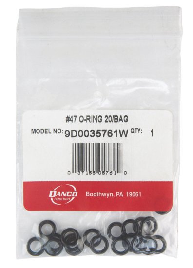 (image for) Danco 0.34 in. D X 0.22 in. D Rubber O-Ring 20 pk