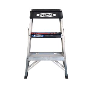 (image for) 2 ft. H x 17 in. W Aluminum Step Ladder Type IA 300 lb. c