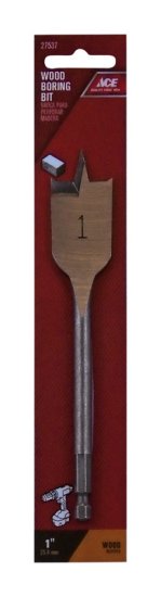 (image for) 1 in. x 6 in. L Steel Wood Boring Bit 1 pc.