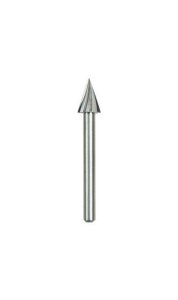 (image for) Dremel 1/4 in. x 1.5 in. L x 1/8 in. Dia. Steel Triangular High