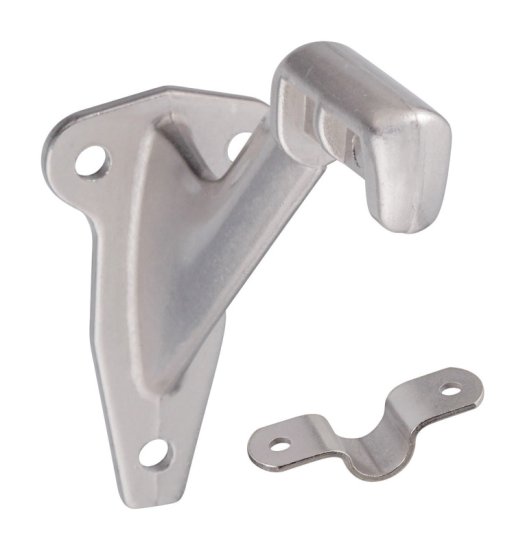 (image for) National Hardware Silver Zinc Handrail Bracket