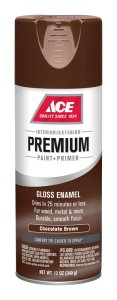 (image for) Premium Gloss Chocolate Brown Enamel Spray Paint 12 oz.