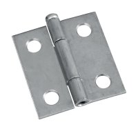 (image for) National Hardware 1-1/2 in. L Zinc-Plated Door Hinge 1 pk