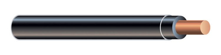 (image for) 10/1 Solid THHN Building Wire Per Ft.