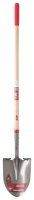 (image for) Steel 9 in. W x 58 in. L Round Point Shovel Wood Handle