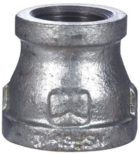 (image for) 3/8 in. FPT x 1/8 in. Dia. FPT Galvanized Malleable
