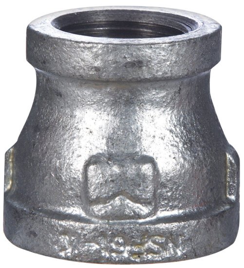 (image for) 3/8 in. FPT x 1/8 in. Dia. FPT Galvanized Malleable