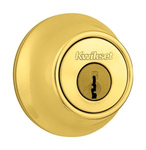 (image for) Polished Brass Metal Double Cylinder Deadbolt