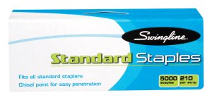 (image for) 1/4 in. L Flat Crown Standard Staples 5000 pk
