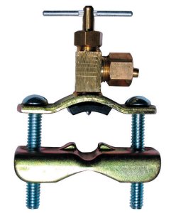(image for) 1/4 MIP Brass Saddle Valve 1/8 MIP