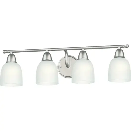 (image for) Raleigh 27.6 In. 4-Light Incandescent Bath Vanity Fixture (Brush