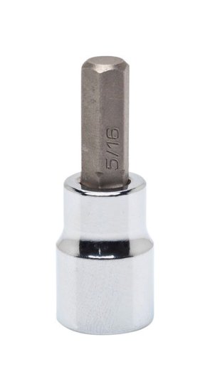 (image for) 4 mm x 3/8 in. drive Metric 6 Point Standard Hex Bit So