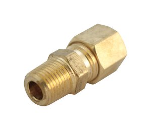(image for) 3/4 in. Compression x 3/4 in. Dia. MPT Brass Connector