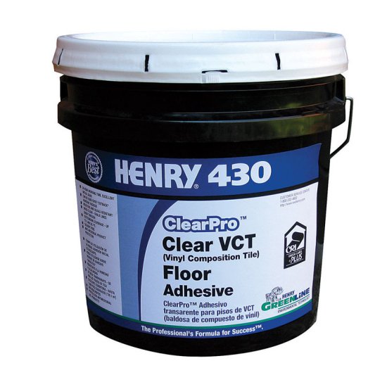 (image for) 430 ClearPro Clear VCT Floor Tile Adhesive 4 gal.