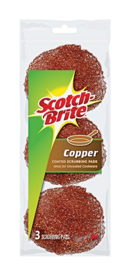 (image for) Scotch-Brite Heavy Duty Scrubbing Pads For Pots and Pans 3 pk