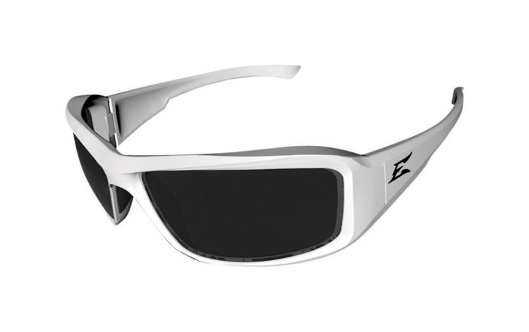 (image for) Brazeau Torque Safety Glasses Smoke Lens White Fram