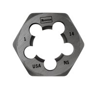 (image for) High Carbon Steel SAE Hexagon Die 1 in.-14NS 1 pc.